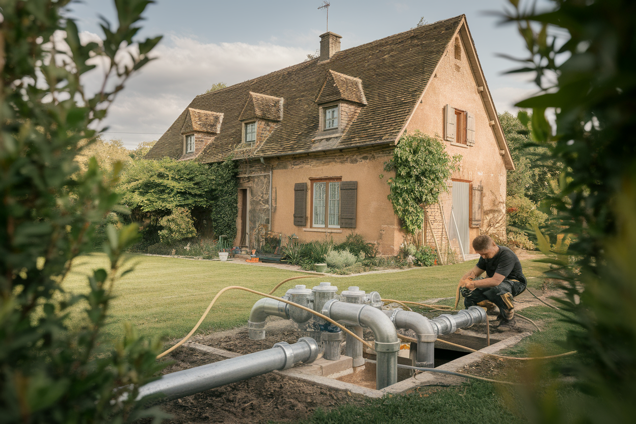 Raccordement Tout-à-l'Égout Maison Ancienne : Solutions pour l'Évacuation des Eaux Usées