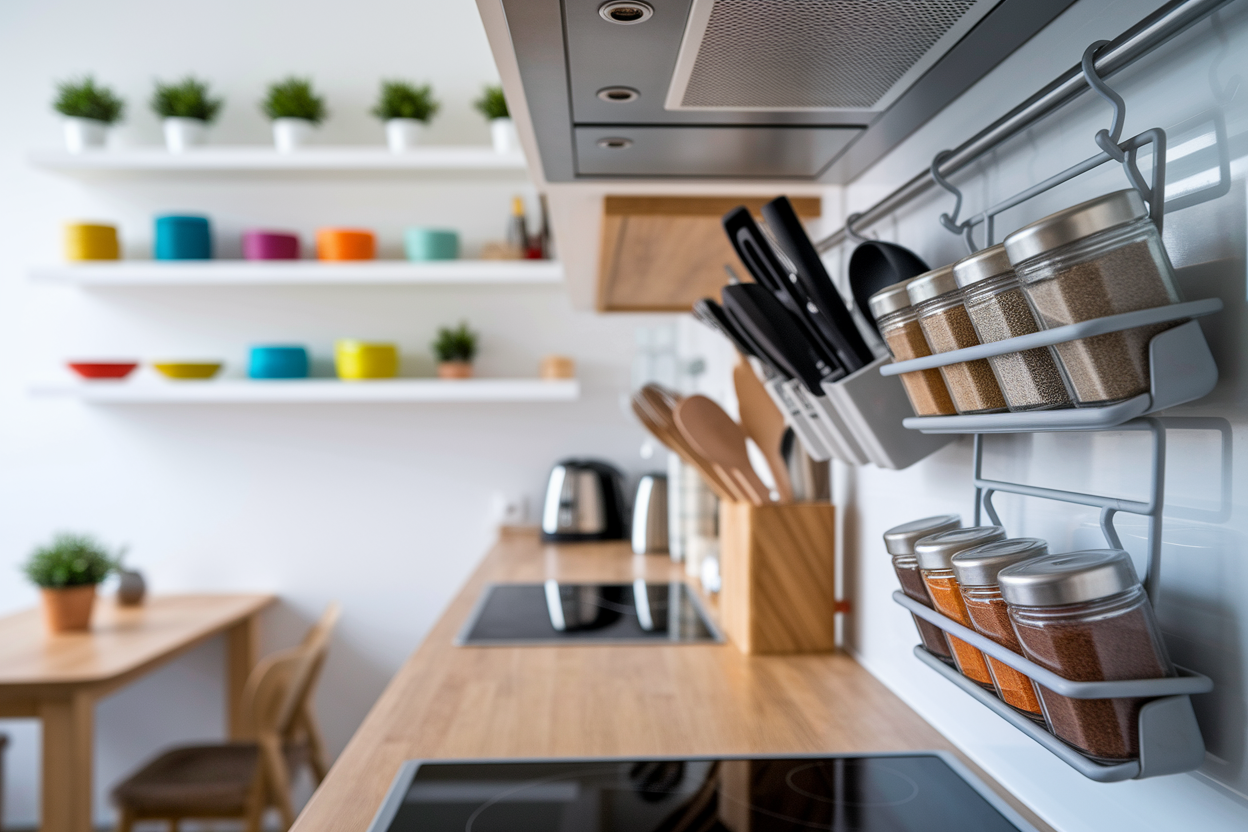 cuisine-moderne-plan-ustensiles-bocaux