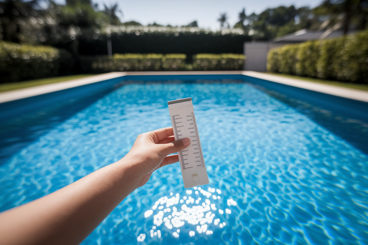 piscine-eau-bleue-main-kit-test-verdure