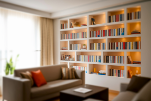 Bibliothèque intégrée mur : Comment l&rsquo;encastrer parfaitement