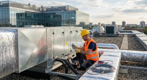 VMC collective immeuble : comment un professionnel intervient pour remplacer un système en bâtiment tertiaire